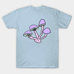 Trippy Pastel Mushrooms T-Shirt